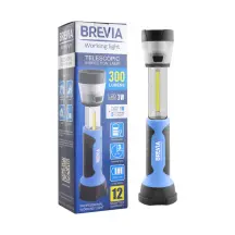 Фонарь инспекционный Brevia LED телескопический 3W COB+1W LED+8LED 300lm 2000mAh