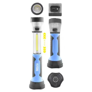 Ліхтар інспекційний Brevia LED телескопічний 3W COB+1W LED+8LED 300lm 2000mAh №3