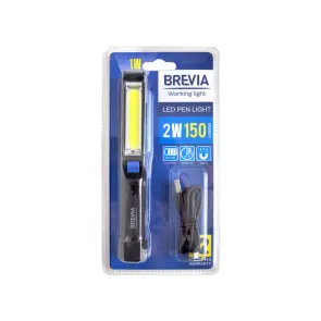 Ліхтар інспекційний Brevia LED Pen Light 2W COB+1W LED 150lm 900mAh microUSB №4