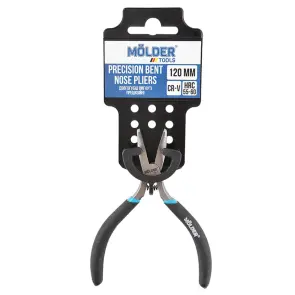 Долгогубцы Molder прецизионные изогнутые Cr-V 120мм №1