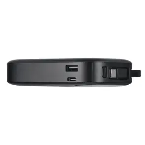 Повербанк (Power Bank) Brevia ePower 10000mAh PD20W CompactMini LCD чорний + кабель №6