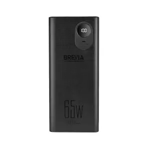 Повербанк (Power Bank) Brevia 30000mAh 65W Li-Pol, LCD чорний №1