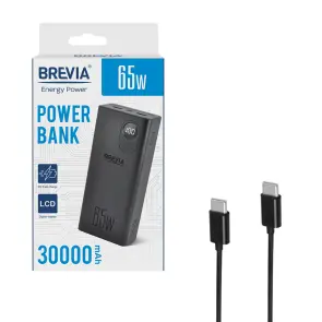 Повербанк (Power Bank) Brevia 30000mAh 65W Li-Pol, LCD чорний №7