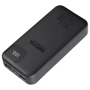 Повербанк (Power Bank) Brevia 20000mAh 22,5W, Li-Pol, LCD чорний №7