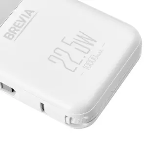 Повербанк (Power Bank) Brevia 10000mAh 22.5W Type-C+Lightning Cable, Li-Pol, LCD білий №6