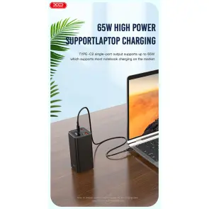 Повербанк (Power Bank) XO PB97 20000mAh 65W чорний №7