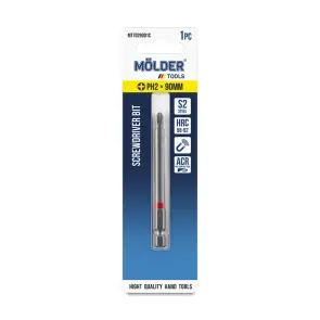 Біта Molder PH2x90мм 1шт (кольорове маркування) №4