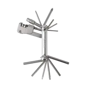 Мультитул Grey's 2/2.5/3/4/5/6/8мм, плоская отвертка/Philips, выжимка цепи, лопатка №1