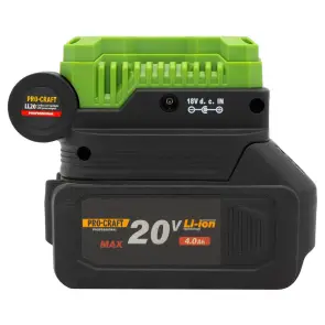 Адаптер та світлодіодний прожектор Procraft LL20 + Акумулятор Procraft Battery20/4С + Зарядний пристрій Procraft Charger20/2.4 А №3