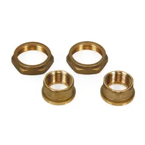 DAB 1" F BRASS UNION KIT комплект латунних гайок №1