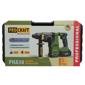 Акумуляторний перфоратор Procraft PHA30, гайковерт Procraft PWA18 та болгарка Procraft PGA22 №13