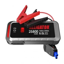 Пусковий пристрій ALLIGATOR 1500A/2500A 25800mAh SMART-клеми JS847