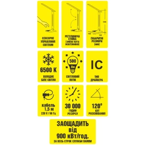 LED-лампа настільна Work's 9WWD1096 №2
