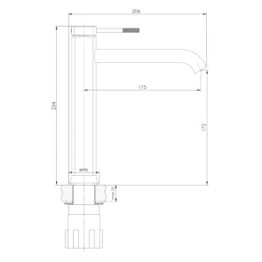 Змішувач для накладного умивальника Imprese Brenta ZMK081906011 №2