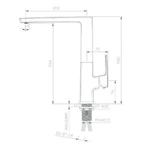 Змішувач для кухні Imprese Grafiky ZMK041807150 №2