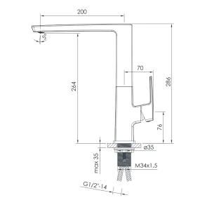 Змішувач для кухні Imprese Grafiky ZMK061901150 №2