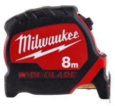 Рулетка метрическая MILWAUKEE WIDE BLADE, 8м (33мм)