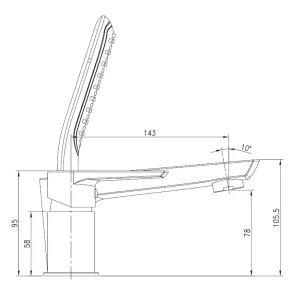 Белый Смеситель на борт ванны IMPRESE BRECLAV 85245W №2