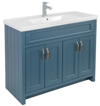 Тумба WATERFORD (STIFFKEY-BLUE-MATT) з умивальником 100 см підлогова