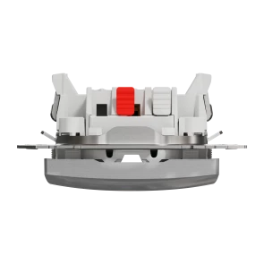 Кнопковий перемикач 10 А, Алюміній Sedna Design №3