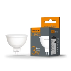 LED лампа VIDEX MR16e 3W GU5.3 4100K №1