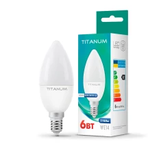 LED лампа TITANUM C37 6W E14 4100K