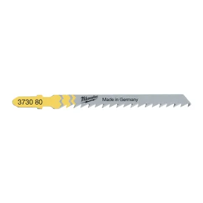 Полотна для лобзика T101DP MILWAUKEE, 75мм/ шаг зуба 4мм, (5шт), (древесина, прямой рез) №2