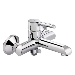 Комплект смеситель для ванны + смеситель для раковины Grand Chrome Qtap №4