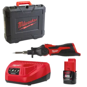 Акумуляторний паяльник MILWAUKEE M12 SI-201C 4933459761 (+1 акумулятори, зарядний пристрій, кейс) №1