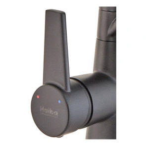 Комплект Змішувач для кухні Haiba Nobel 021 Black (HB3983) + Мийка кухонна Zerix ZS-6243S-03 Чорна (ZX4572) №4