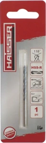 Свердло по металу HSS - 5.2х52х86мм DIN 338, уп. 1шт (HAISSER) №1