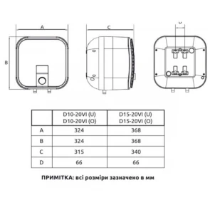 Водонагрівач MIDEA D10-20VI(O) №6