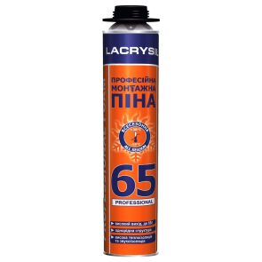 Професійна монтажна піна LACRYSIL літня 800 мл/850 г №1