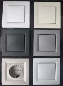 Розетка без заземлення, Біла, Asfora EPH3000121 комплект 10 шт №3