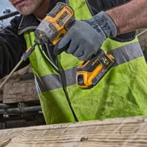 Шурупокрут ударний акумуляторний DeWALT, 18V XR Li-Ion, безщітковий, 205 Нм, 3250 об/хв, без акумулятору та зарядного пристрою, вага 0.9 кг №3