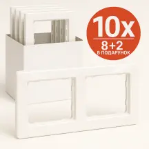 Рамка 2-постовая, Белый, Sedna Design SDD311802 комплект 10 шт