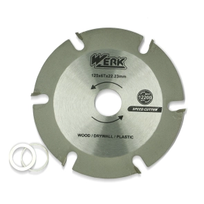 Диск універсальний по дереву для КШМ 125 x 6T x 22.23mm (WERK) №1