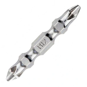 Біта двухстороння - PH2/PH2 45мм, набір 10шт., блістер (HAISSER) №1