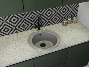 Кухонная мойка Miraggio Tuluza (GRAY) №3