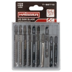 Набір пильних полотен - T-SET10, 10шт (HAISSER) №1