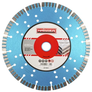 Диск алмазний Segment/Turbo CONCRETE EXPERT 230x3,0x12x22,23 (HAISSER) №1