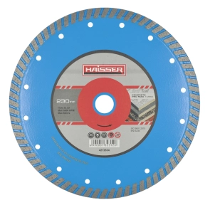 Диск алмазний Turbo CONCRETE PRO MAX 230x3.0x12x22.23 мм (HAISSER) 4212634 №1