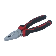 (41126) Плоскогубцы 180мм Cr-V Pearl-nickel из пласт. карт. HAISSER
