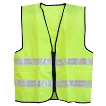 (50033) Жилет сигнальный с молнией 120 г/м2 (70х60 см) XXL, желтый WERK