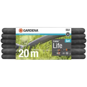 Шланг Gardena Liano Life Set текстильний садовий 13 мм 1/2&quot; 20 м №12