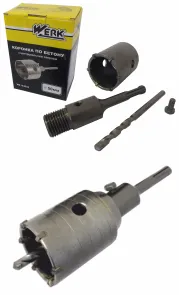 Коронка по бетону SDS-Plus - 80мм (WERK) №1