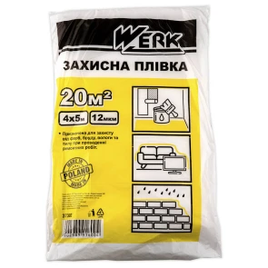 (37302) Плівка П/Е захисна 4x5м, 12мкм WERK №1
