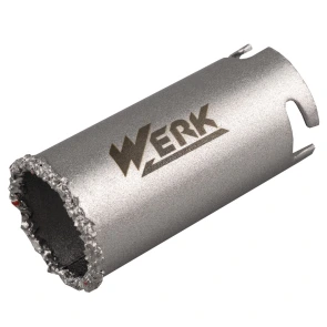 Корончатое сверло с вольфрамом. напил. 43 мм(WERK) №1