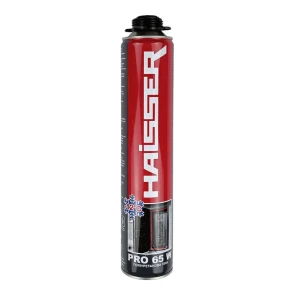 Піна монтажна Проф (ЗИМА) - пістолетна PRO 65 W (780 мл) Польща (HAISSER) №1