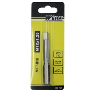 Мітчик M12x1.25мм, 1шт. (WERK) №1
